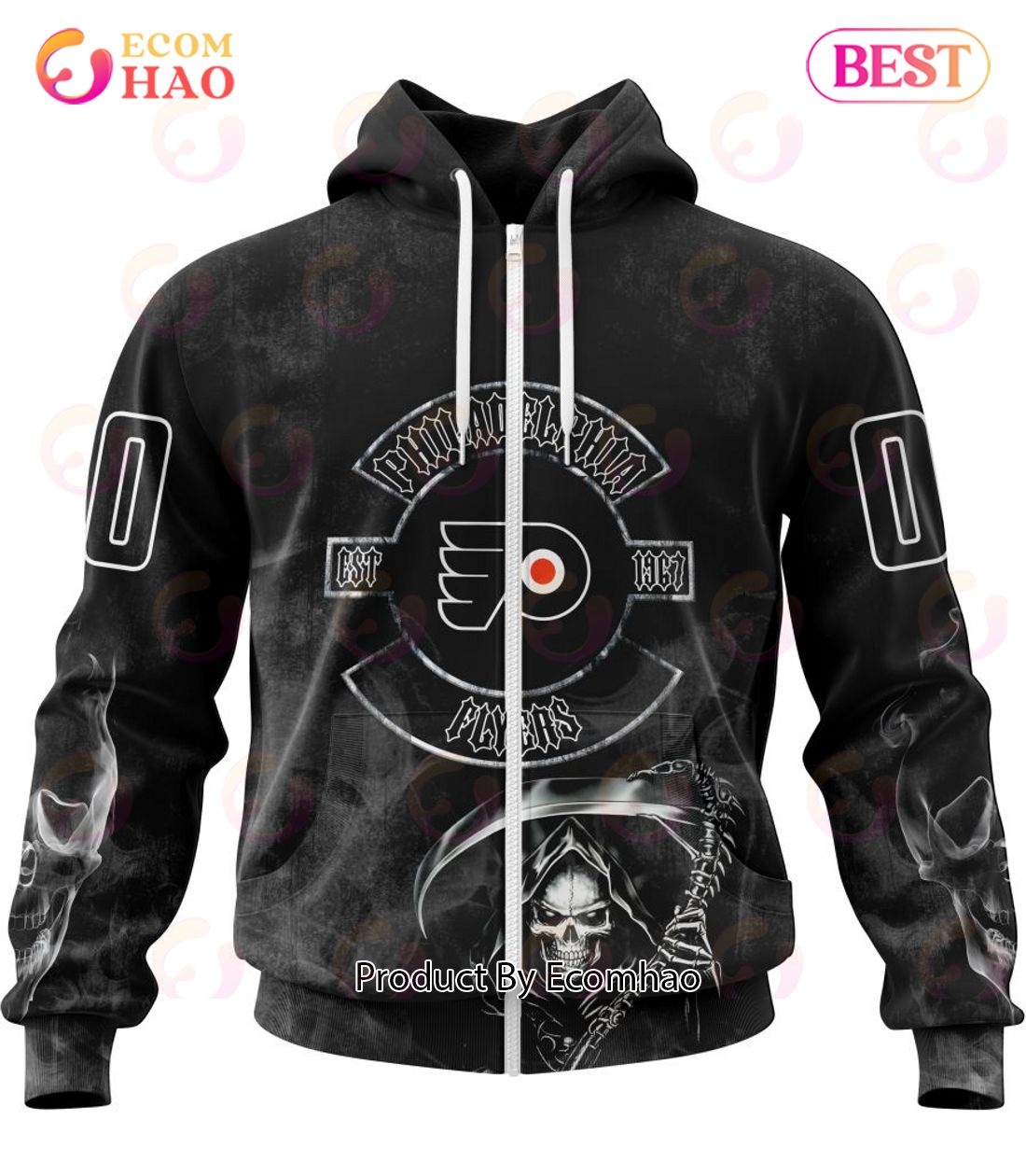 NHL Philadelphia Flyers Specialized Kits For Rock Night 3D Hoodie