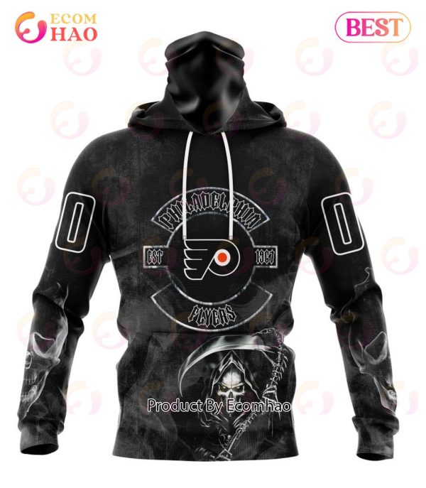 NHL Philadelphia Flyers Specialized Kits For Rock Night 3D Hoodie