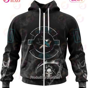 NHL San Jose Sharks Specialized Kits For Rock Night 3D Hoodie
