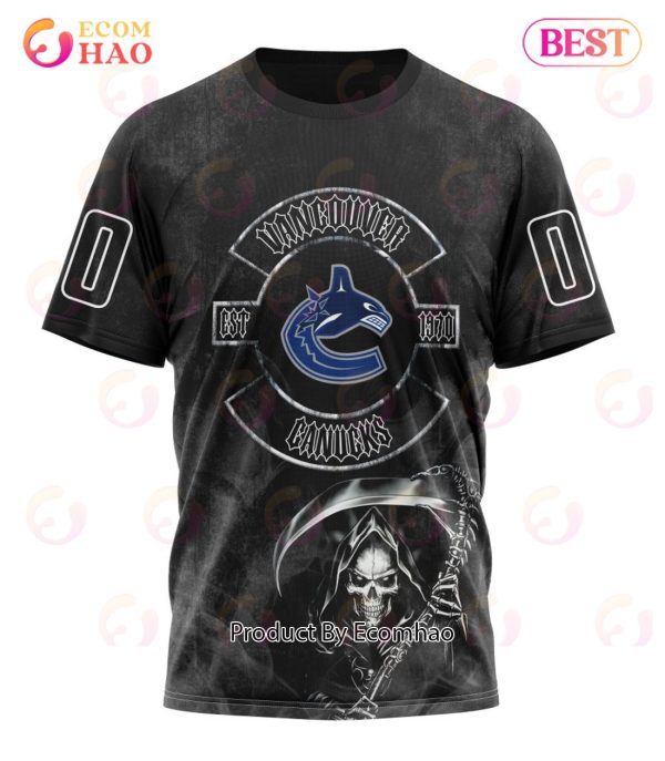 NHL Vancouver Canucks Specialized Kits For Rock Night 3D Hoodie