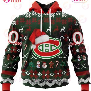 NHL Montreal Canadiens Specialized Christmas Design Gift For Fans 3D Hoodie