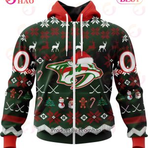 NHL Nashville Predators Specialized Christmas Design Gift For Fans 3D Hoodie