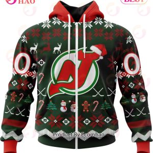 NHL New Jersey Devils Specialized Christmas Design Gift For Fans 3D Hoodie