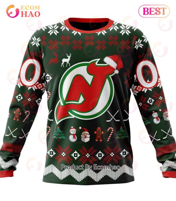 NHL New Jersey Devils Specialized Christmas Design Gift For Fans 3D Hoodie