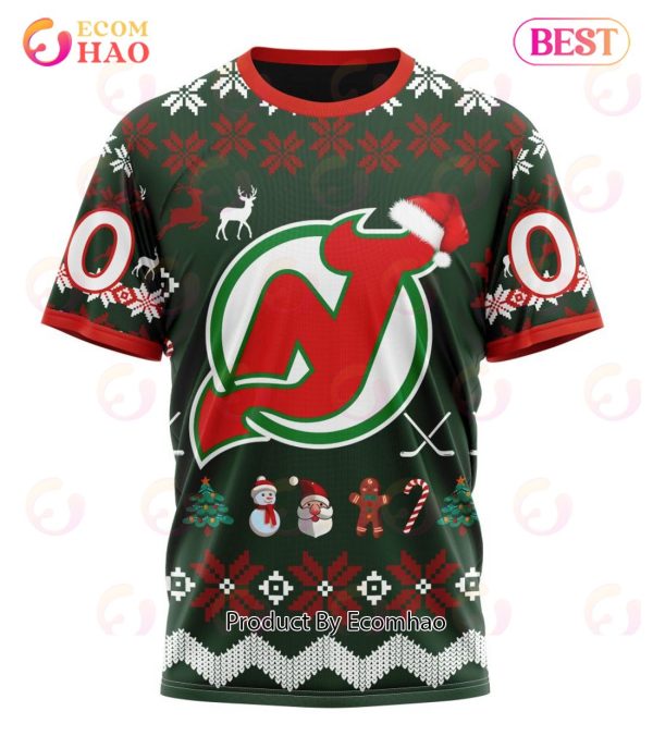NHL New Jersey Devils Specialized Christmas Design Gift For Fans 3D Hoodie