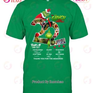 How The Grinch Stole Christmas 22 Years Of 2000 – 2022 Thank You For The Memories T-Shirt