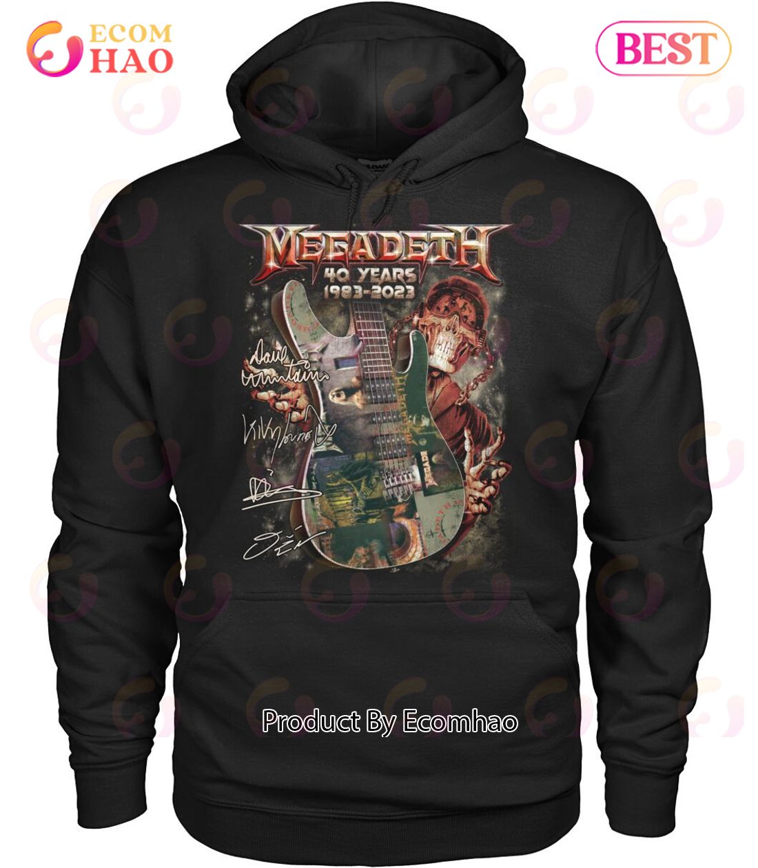 Megadeth 40 Years 1983 – 2023 Unisex T-Shirt