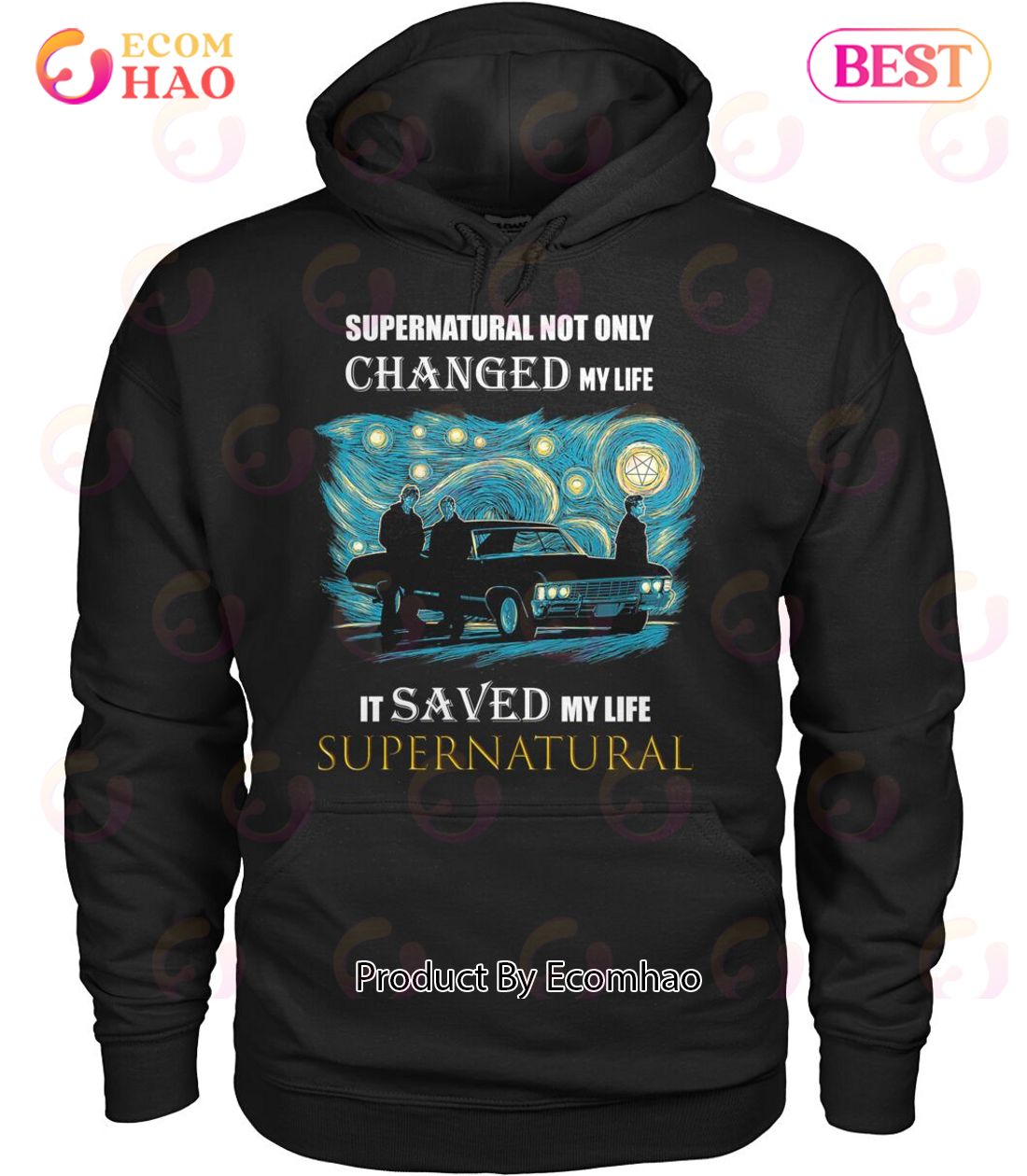 Supernatural Not Only Changed My Life It Saved My Life Supernatural T-Shirt