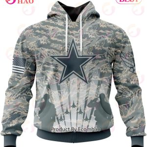 NFL Dallas Cowboys Honor US Air Force Veterans 3D Hoodie