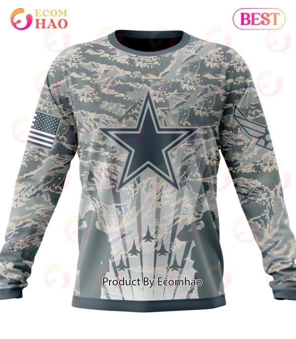 BEST NFL Dallas Cowboys Salute To Service - Honor Veterans And Their  Families 3D Hoodie