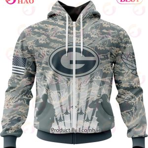 NFL Green Bay Packers Honor US Air Force Veterans 3D Hoodie