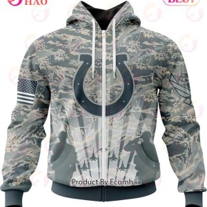 NFL Indianapolis Colts Honor US Air Force Veterans 3D Hoodie