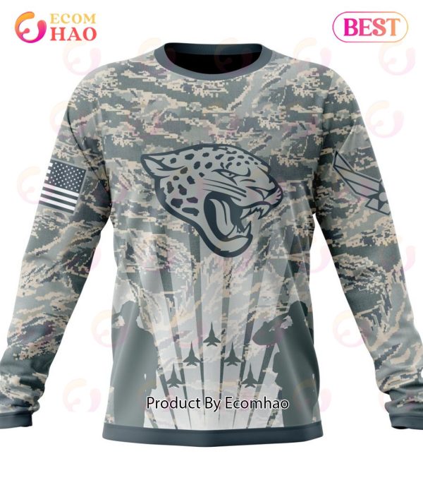NFL Jacksonville Jaguars Honor US Air Force Veterans 3D Hoodie