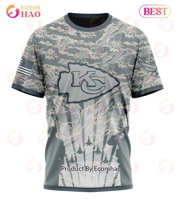 NFL Kansas City Chiefs Honor US Air Force Veterans 3D Hoodie