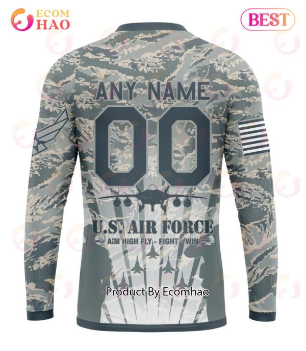 NFL San Francisco 49ers Honor US Air Force Veterans 3D Hoodie