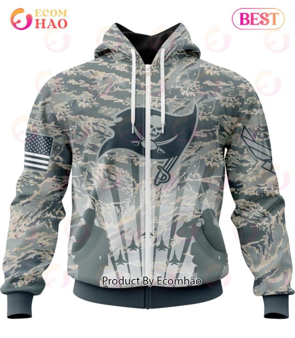 NFL Tampa Bay Buccaneers Honor US Air Force Veterans 3D Hoodie