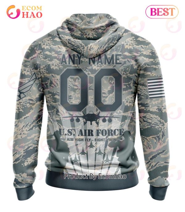 NFL Tampa Bay Buccaneers Honor US Air Force Veterans 3D Hoodie