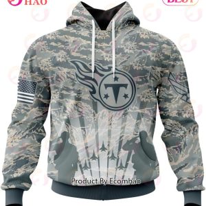 NFL Tennessee Titans Honor US Air Force Veterans 3D Hoodie