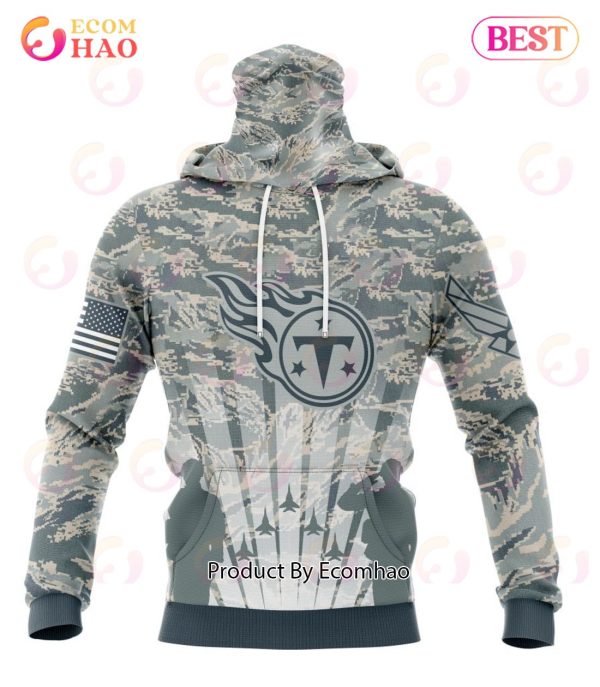 NFL Tennessee Titans Honor US Air Force Veterans 3D Hoodie