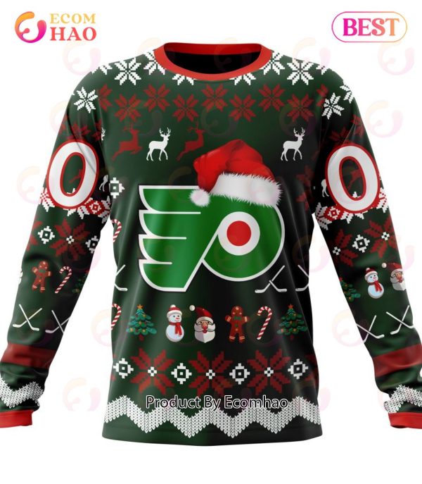 NHL Philadelphia Flyers Specialized Christmas Design Gift For Fans 3D Hoodie