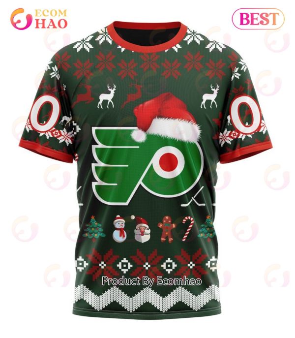 NHL Philadelphia Flyers Specialized Christmas Design Gift For Fans 3D Hoodie
