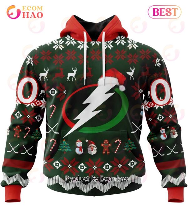 NHL Tampa Bay Lightning Specialized Christmas Design Gift For Fans 3D Hoodie