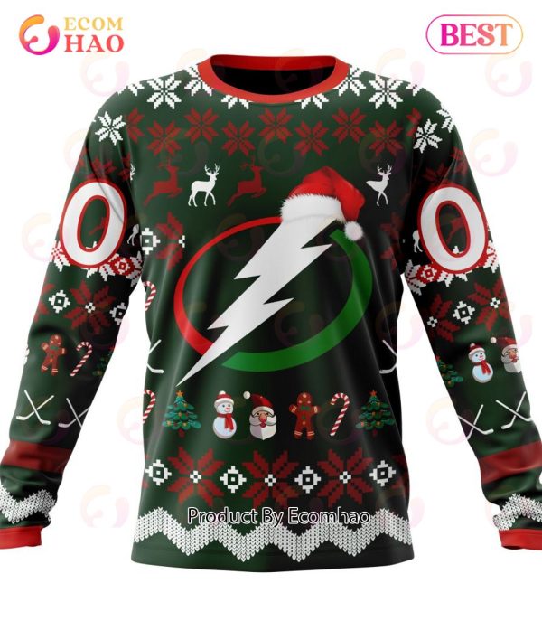 NHL Tampa Bay Lightning Specialized Christmas Design Gift For Fans 3D Hoodie