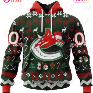 NHL Vancouver Canucks Specialized Christmas Design Gift For Fans 3D Hoodie
