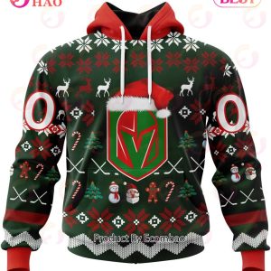 NHL Vegas Golden Knights Specialized Christmas Design Gift For Fans 3D Hoodie