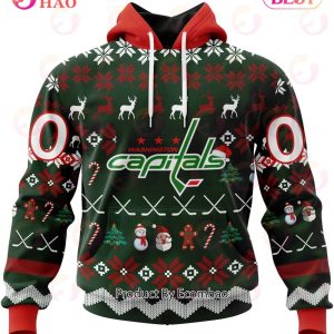 NHL Washington Capitals Specialized Christmas Design Gift For Fans 3D Hoodie