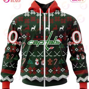 NHL Washington Capitals Specialized Christmas Design Gift For Fans 3D Hoodie