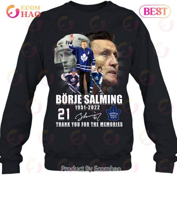 Borje Salming 71 Years Of 1951 – 2022 Thank You For The Memories T-Shirt