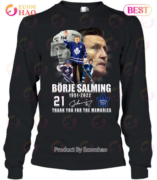 Borje Salming 71 Years Of 1951 – 2022 Thank You For The Memories T-Shirt