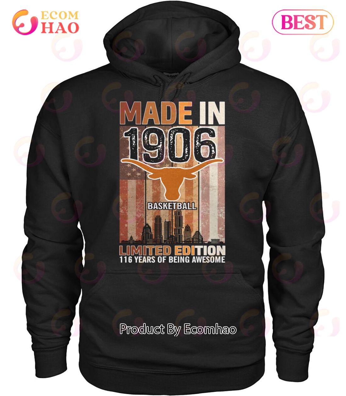 Made In 1906 Basketball Limited Edition 116 Years Of Being Awesome T-Shirt