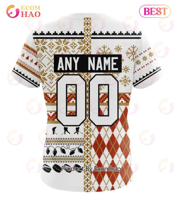NHL Anaheim Ducks Specialized Unisex Kits With Christmas Concepts 3D Hoodie