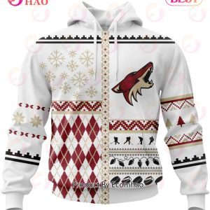 NHL Arizona Coyotes Specialized Unisex Kits With Christmas Concepts 3D Hoodie