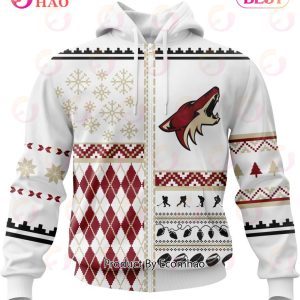 NHL Arizona Coyotes Specialized Unisex Kits With Christmas Concepts 3D Hoodie