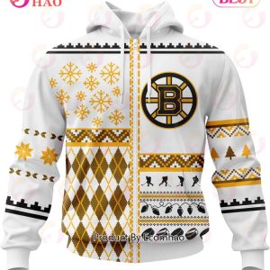NHL Boston Bruins Specialized Unisex Kits With Christmas Concepts 3D Hoodie