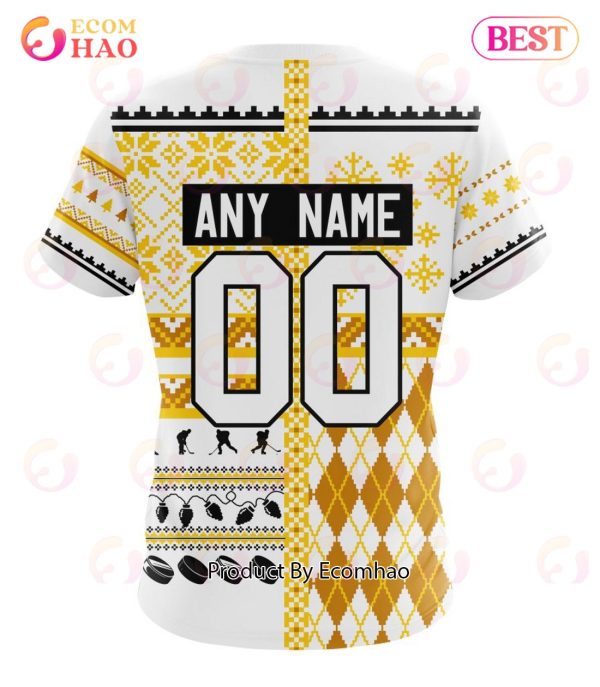 NHL Chicago BlackHawks Specialized Unisex Kits With Christmas Concepts 3D Hoodie