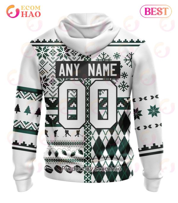 NHL Dallas Stars Specialized Unisex Kits With Christmas Concepts 3D Hoodie