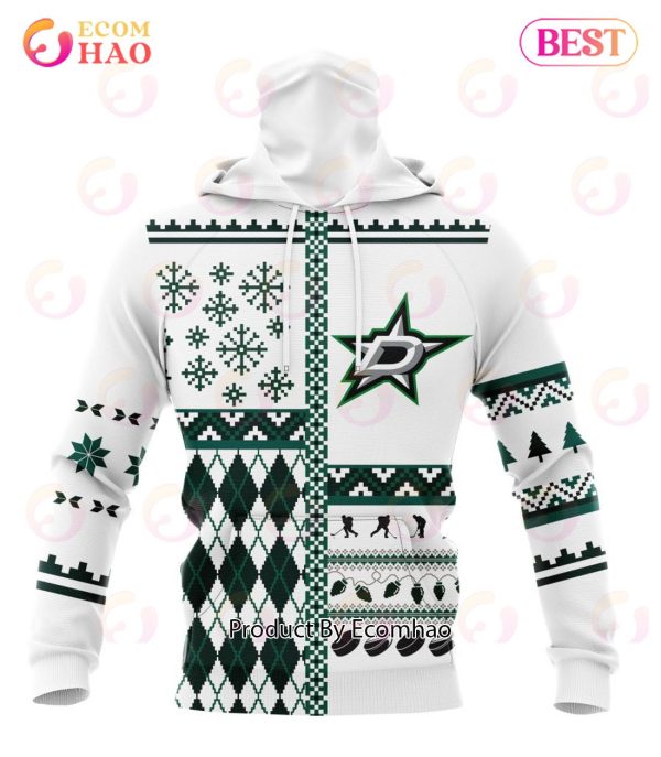 NHL Dallas Stars Specialized Unisex Kits With Christmas Concepts 3D Hoodie
