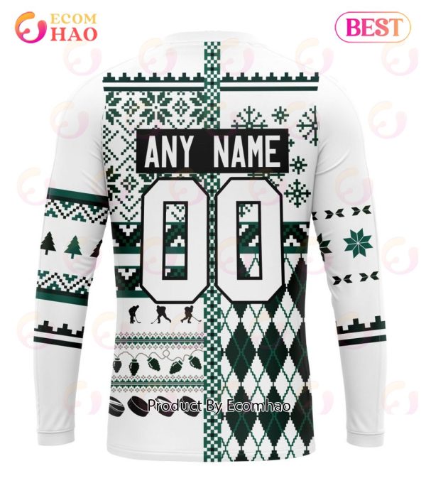 NHL Dallas Stars Specialized Unisex Kits With Christmas Concepts 3D Hoodie