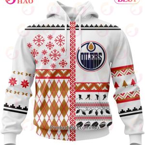 NHL Edmonton Oilers Specialized Unisex Kits With Christmas Concepts 3D Hoodie