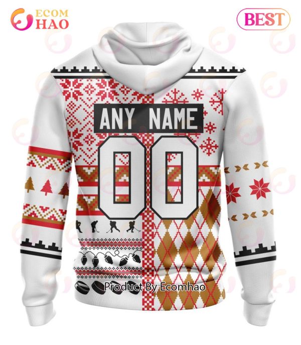 NHL Edmonton Oilers Specialized Unisex Kits With Christmas Concepts 3D Hoodie