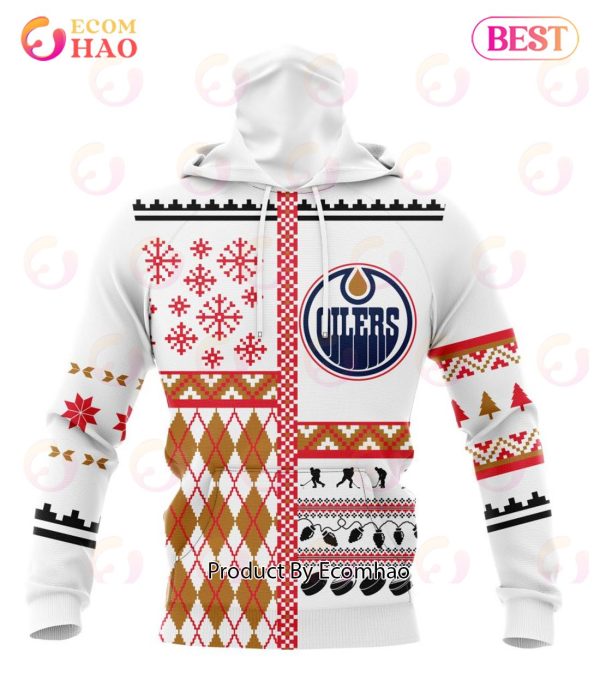 NHL Edmonton Oilers Specialized Unisex Kits With Christmas Concepts 3D Hoodie