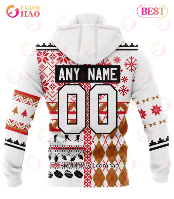 NHL Edmonton Oilers Specialized Unisex Kits With Christmas Concepts 3D Hoodie