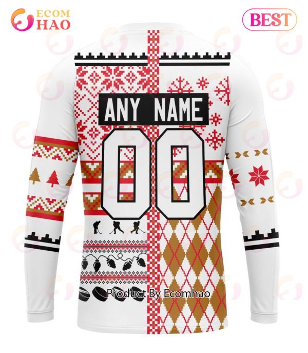 NHL Edmonton Oilers Specialized Unisex Kits With Christmas Concepts 3D Hoodie