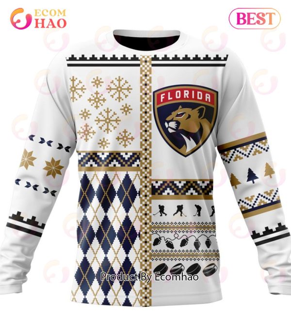 NHL Florida Panthers Specialized Unisex Kits With Christmas Concepts 3D Hoodie