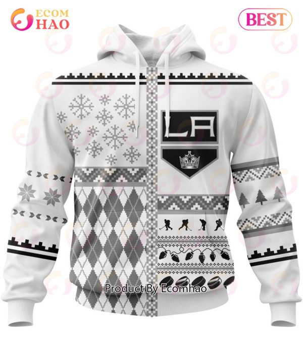 NHL Los Angeles Kings Specialized Unisex Kits With Christmas Concepts 3D Hoodie