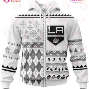 NHL Los Angeles Kings Specialized Unisex Kits With Christmas Concepts 3D Hoodie